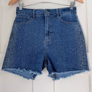 Festival Denim Sparkling Rhinestone Women's Shorts Vigoss Ace Short